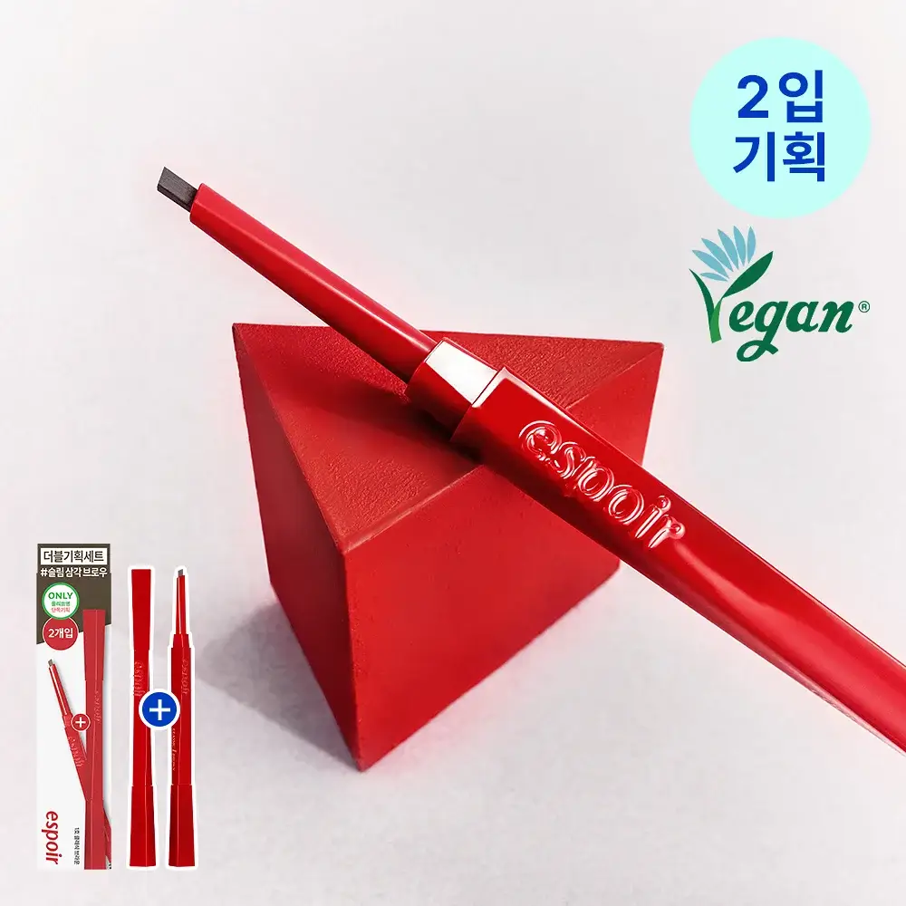 [더블기획] 에스쁘아 더브로우 밸런스 펜슬 0.1g 4colors 2개입